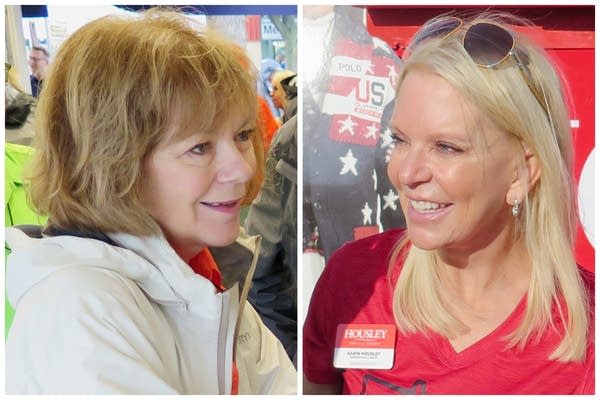 U.S. Senator Tina Smith and state Sen. Karin Housley.