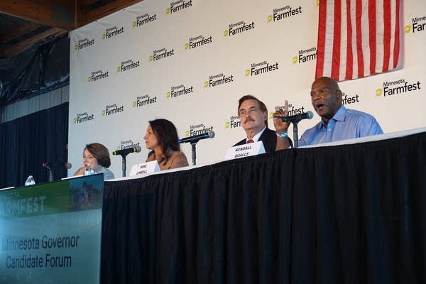 Opening tangle in Minnesota governor’s race shows contrasts between Klobuchar, 3 GOP rivals