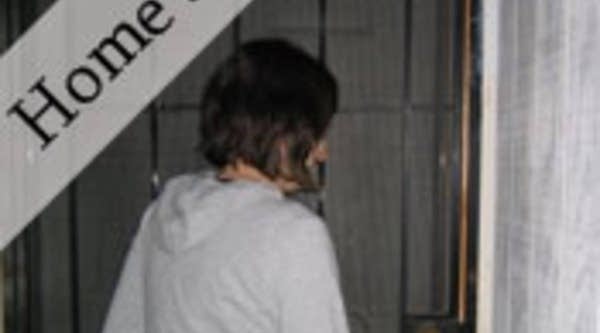 Joanna Goslin locks up her condo for the last time before a bank sale.