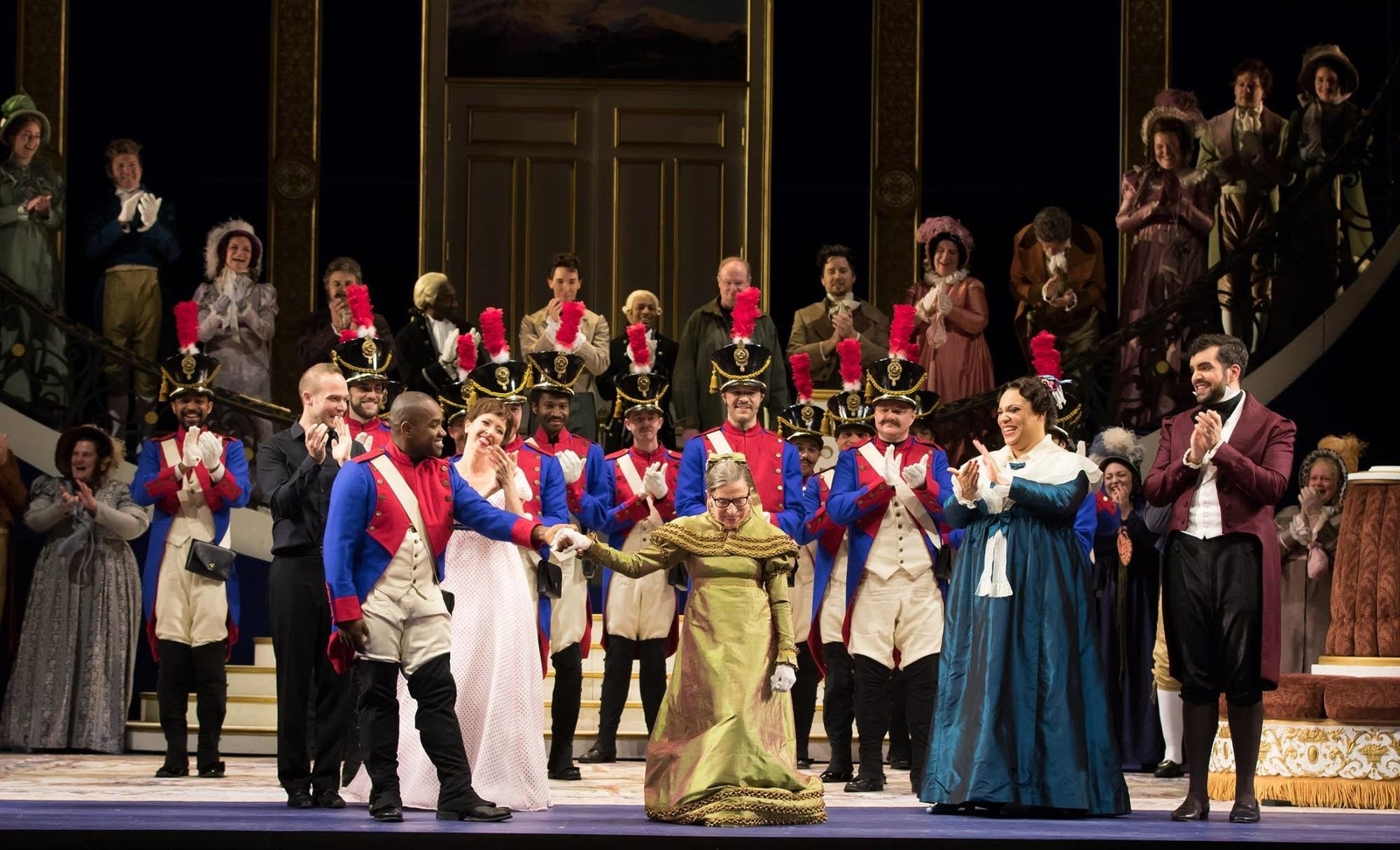 Ruth Bader Ginsburg takes a bow