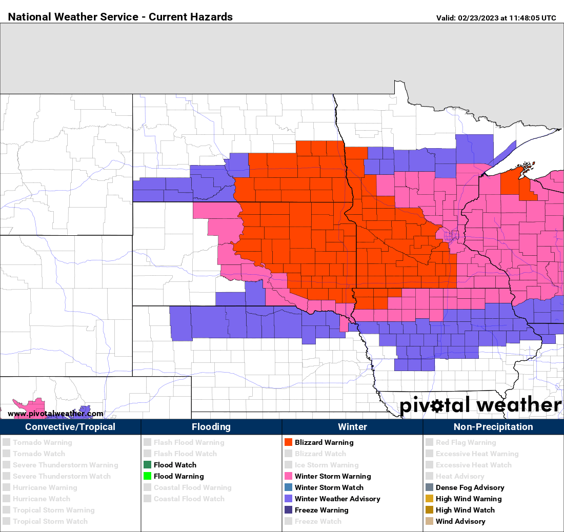 Snow ebbs; subzero temps overnight; 20s-30s by Sunday