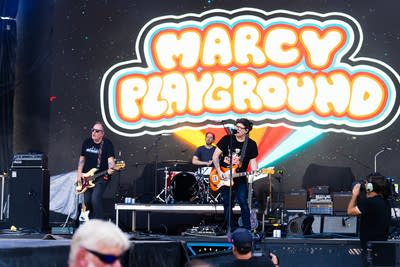 Marcy Playground performing on stage