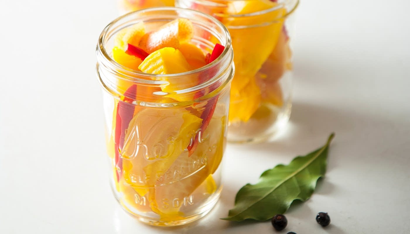Pickled Golden Beets with Chili and Grapefruit The Splendid Table