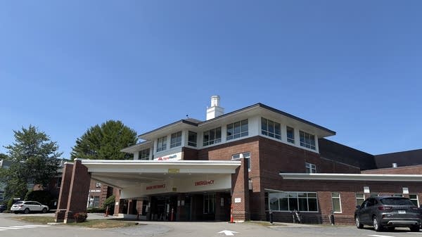 Exterior of a hospital building
