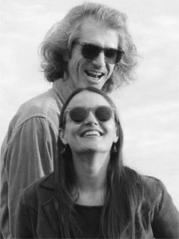 Karen Savoca and Pete Heitzman perform in The Current studio