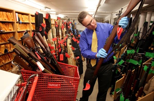 Photos: The Minneapolis Police Department's gun vault