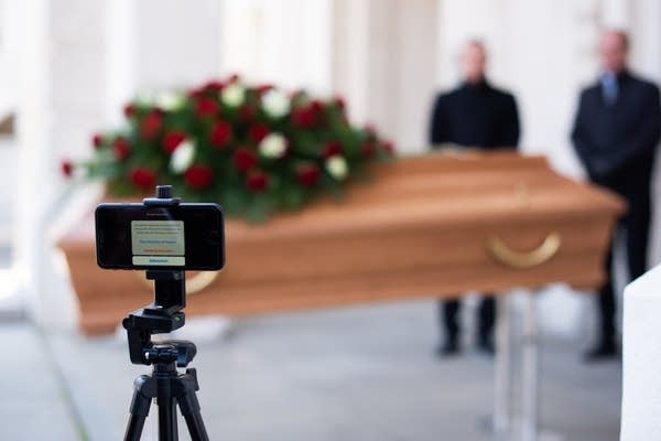 Undertakers are offering live streaming of funerals