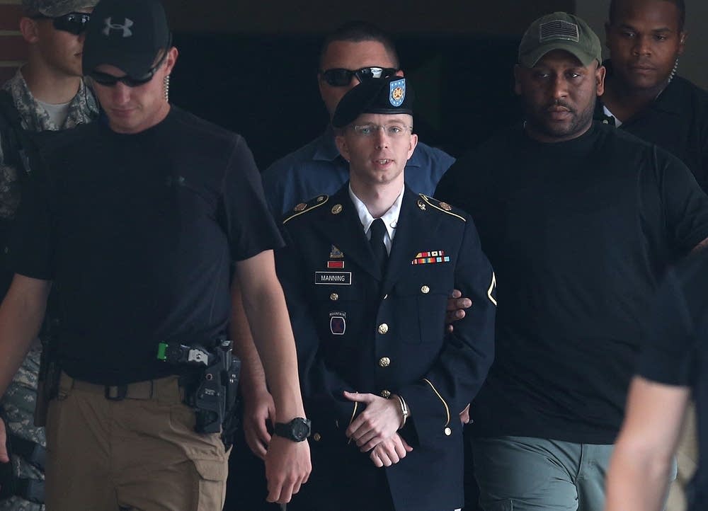 U.S. Army Pvt. 1st Class Bradley Manning
