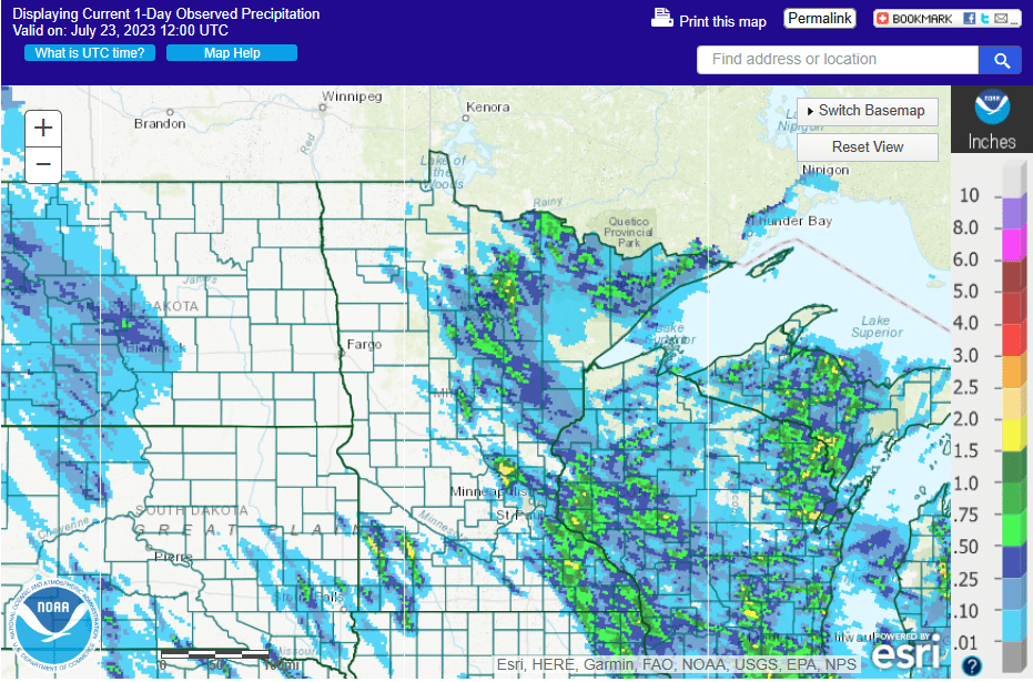 Very warm this week, with just spotty rain chances MPR News