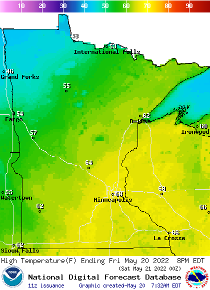 Fri highs 9am