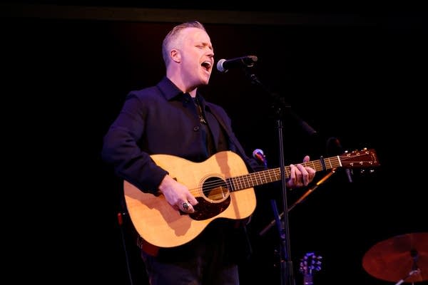 Jason Isbell performs during The 9th Annual Talent Show presented by The Ally Coalition at Skirball Center for the Performing Arts on December 19, 2023 in New York City.