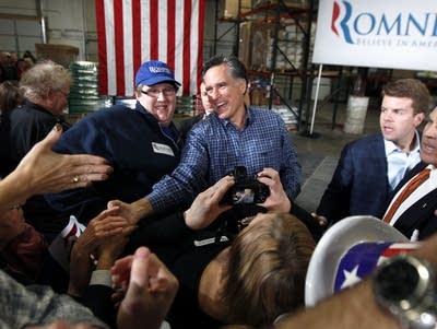 Mitt Romney riding high in Minnesota visit | MPR News