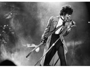 Prince at First Avenue in Minneapolis, undated.