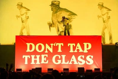 Tyler The Creator performing on stage