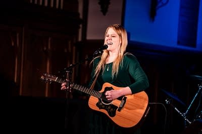band performing on stage