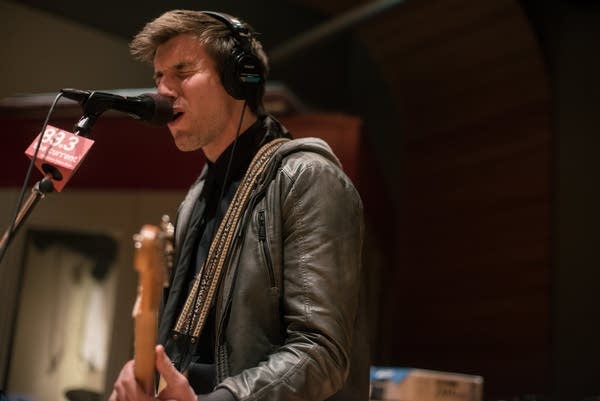 Max Frost performs in The Current studio.