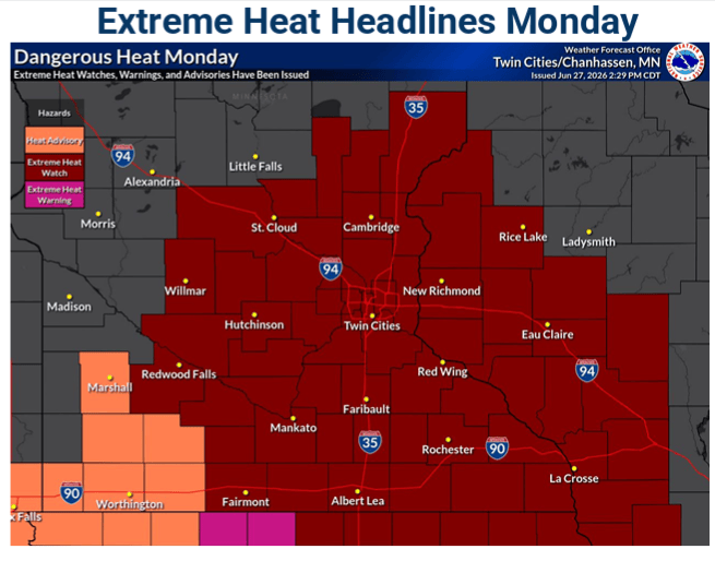 Heat on the horizon as scorching temperatures and humidity return