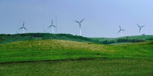 Wind turbines in southwest Minnesota