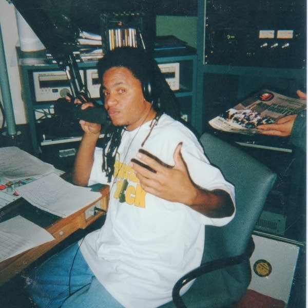 Kevin hosting on WNUR
