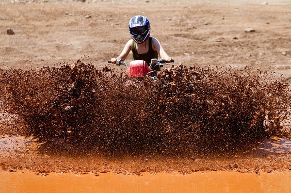 ATV in mud bog