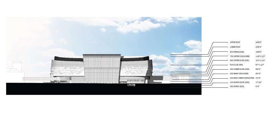 Another view of the proposed Populous design