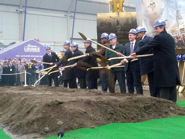 Vikings officially break ground on new stadium