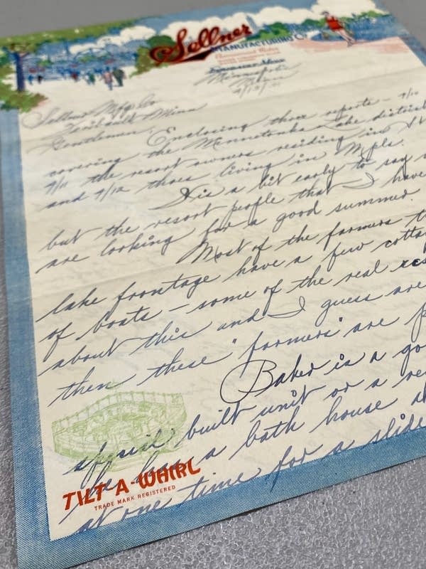 A photo of a hand-written document.