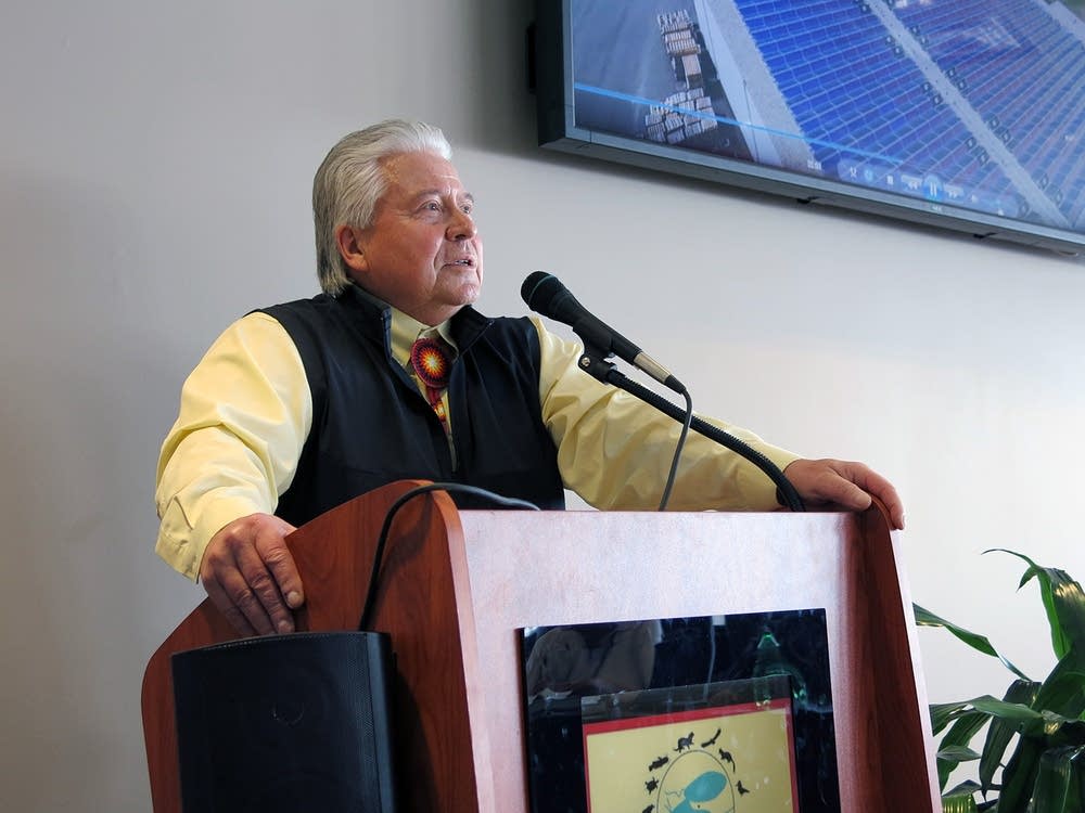 Red Lake development director Eugene McArthur