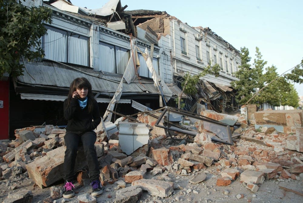 Debris in Talca