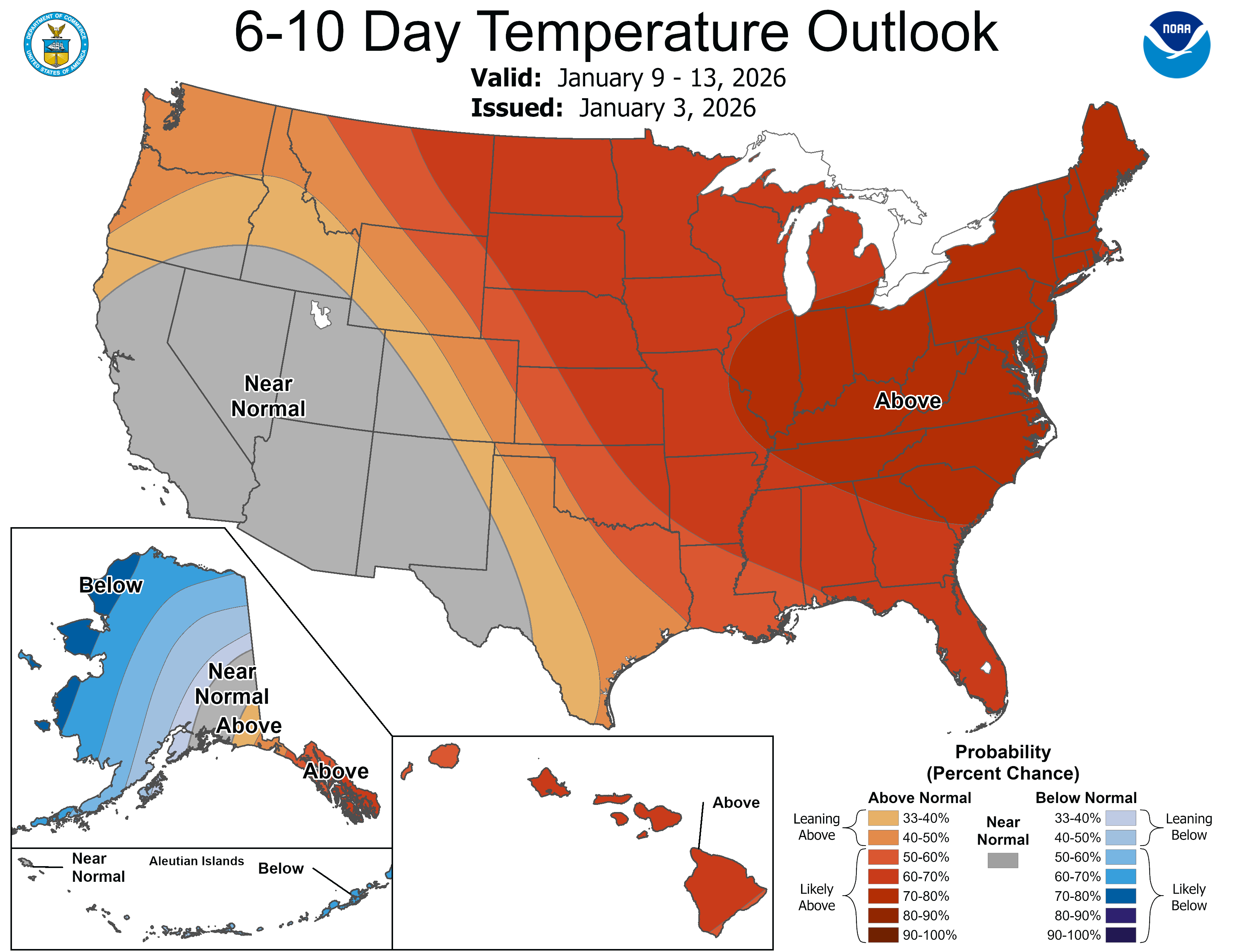 6-10 day temperature outlook