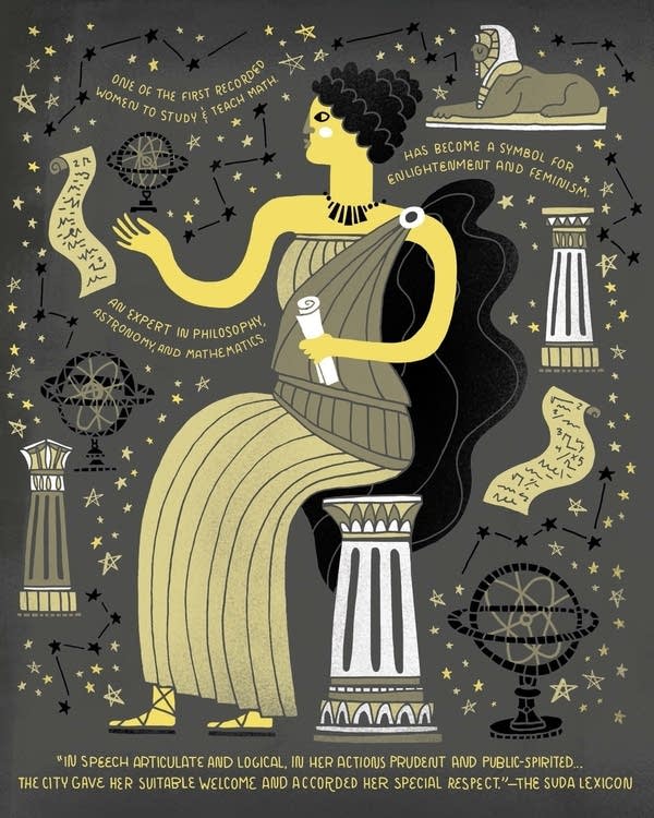 Hypatia, an astronomer and mathematician