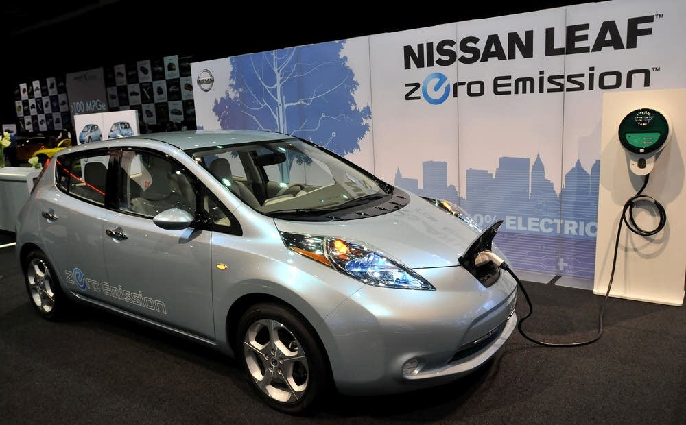 A Nissan Leaf protoype