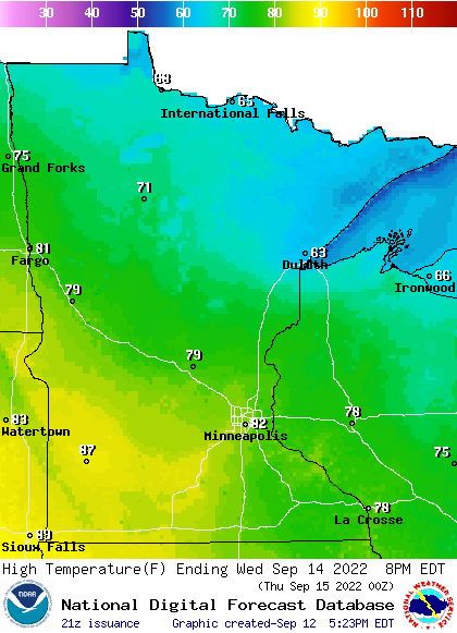 wed highs 6pm