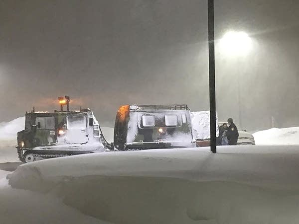 A Minnesota National Guard small unit support vehicle