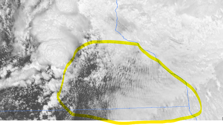 Areas to watch later Wednesday