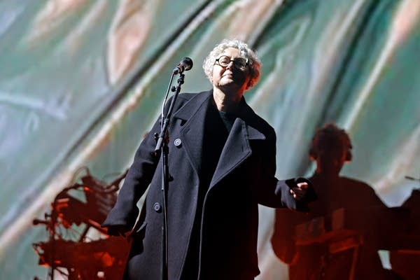 Elizabeth Fraser performing with Massive Attack at Lido Festival on June 6, 2025, in London, England.