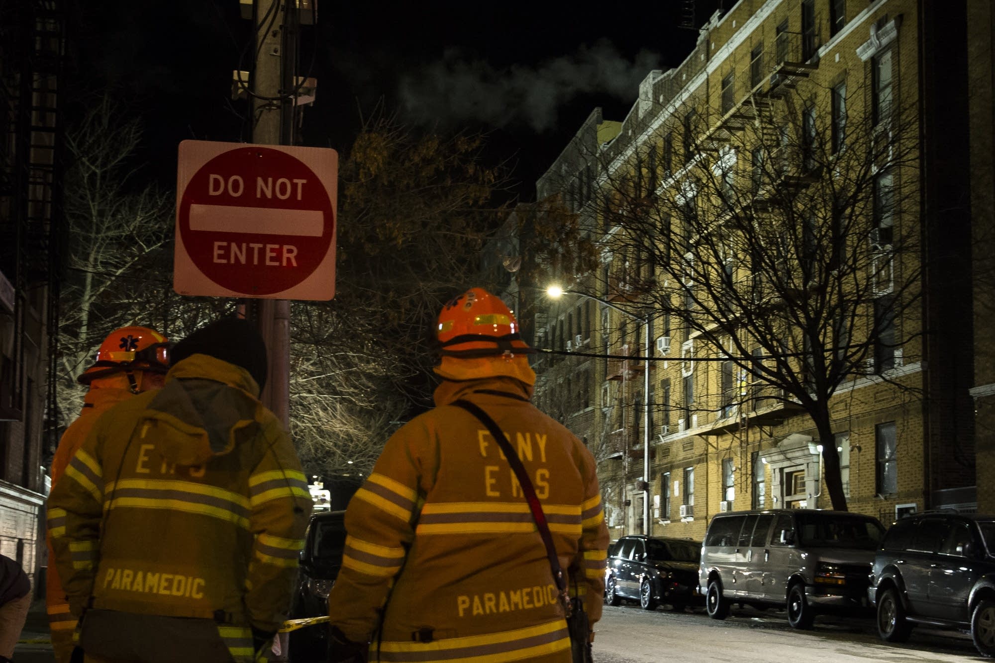 At least 12 dead in Bronx apartment building fire.