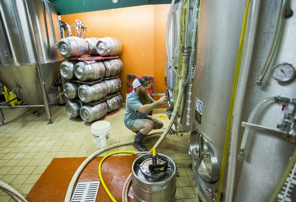Bjorn Erickson, brewer at Fitger's Brewhouse