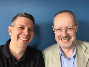 MPR's Steve Staruch and writer Terry Blain