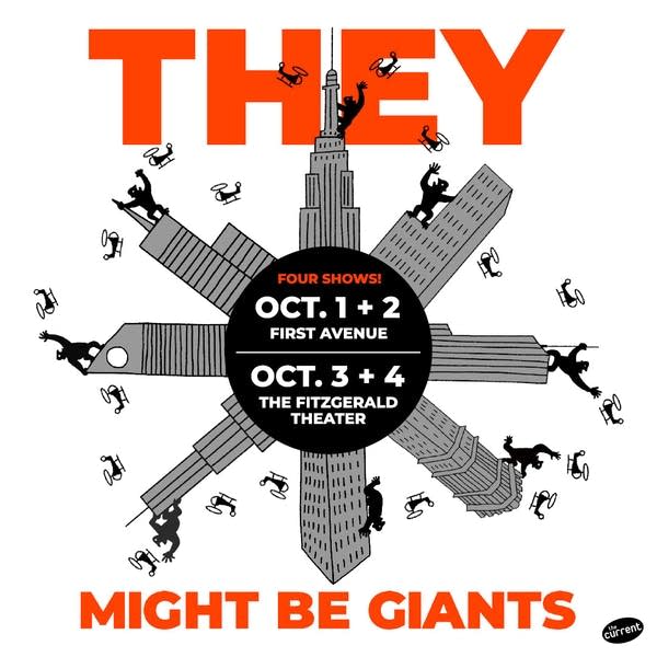 They Might Be Giants 2026 Tour Admat