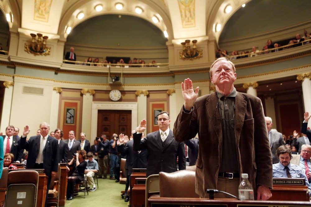 Sworn in