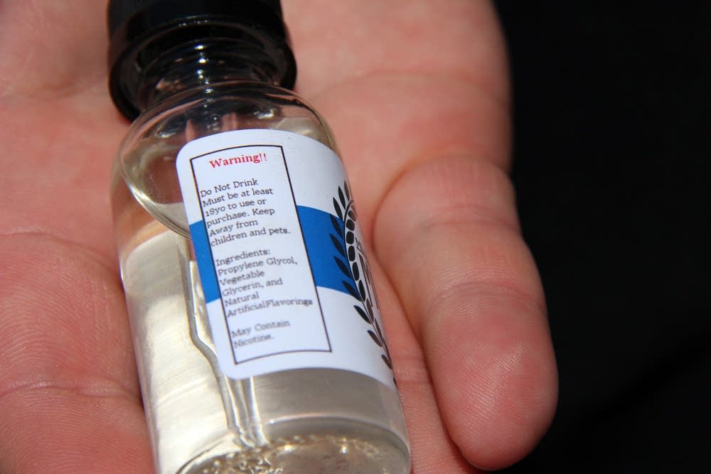 "E-juice" used in e-cigarettes