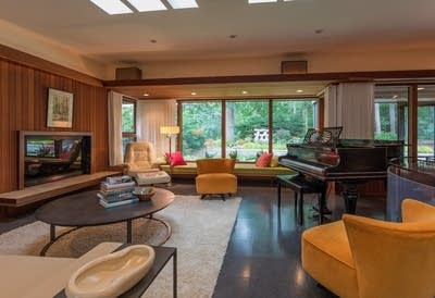 the interior of a home