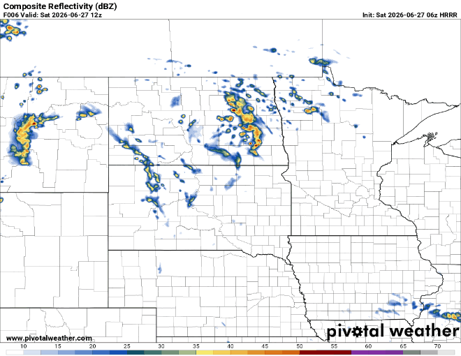 Forecast precipitation Saturday 7 a.m. to 7 p.m.