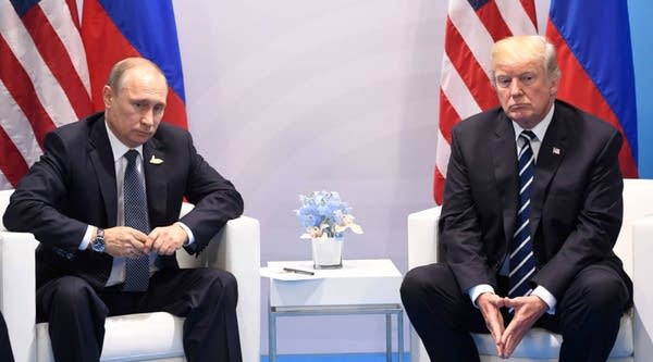 U.S. President Donald Trump and Russia's President Vladimir Putin hold a meeting on the sidelines of the G-20 Summit in Hamburg, Germany.