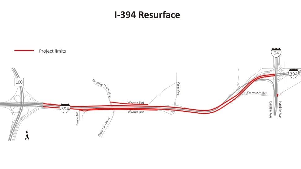 Traffic mess Westbound I394 to close through Mpls., Golden Valley MPR News
