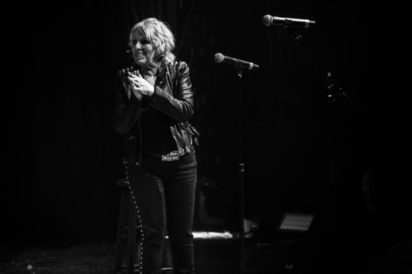 Lucinda Williams performing at The New Standards Holiday Show at State Theatre in Minneapolis on Saturday, Dec. 7, 2024.