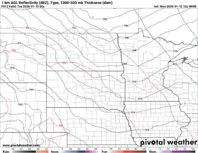Forecast precipitation Monday 6 p.m. to Tuesday 6 a.m.