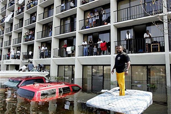 Katrina flood victims