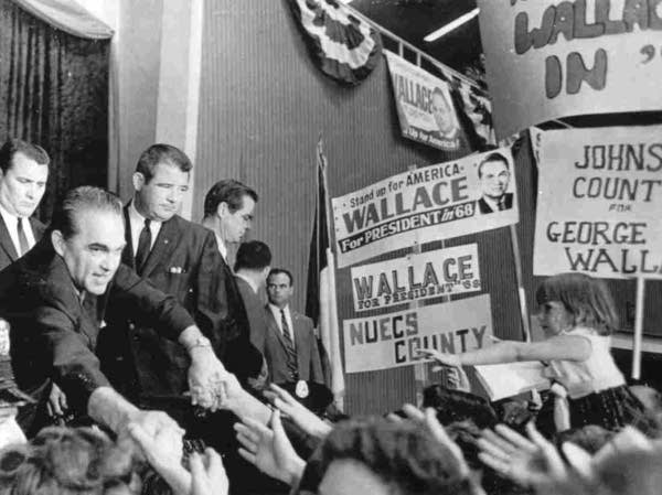 Presidential candidate George Wallace